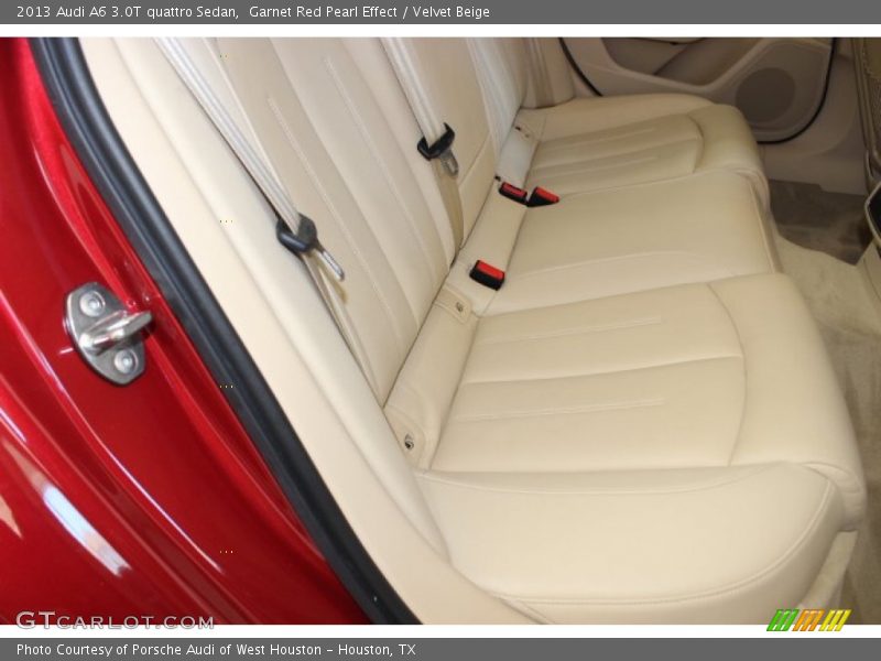Garnet Red Pearl Effect / Velvet Beige 2013 Audi A6 3.0T quattro Sedan