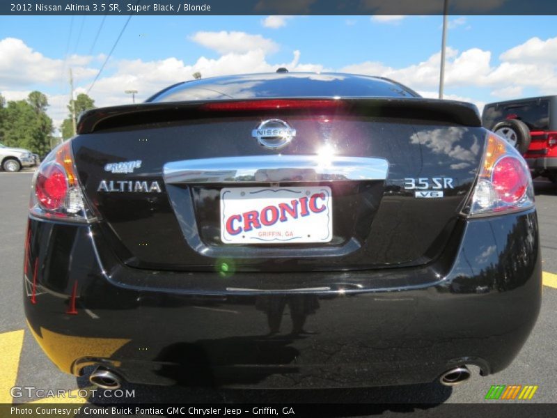 Super Black / Blonde 2012 Nissan Altima 3.5 SR