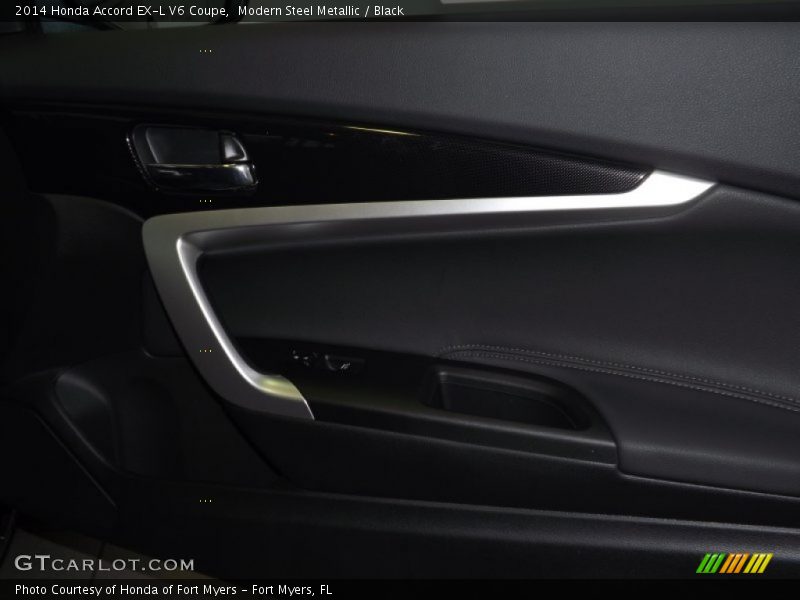 Modern Steel Metallic / Black 2014 Honda Accord EX-L V6 Coupe