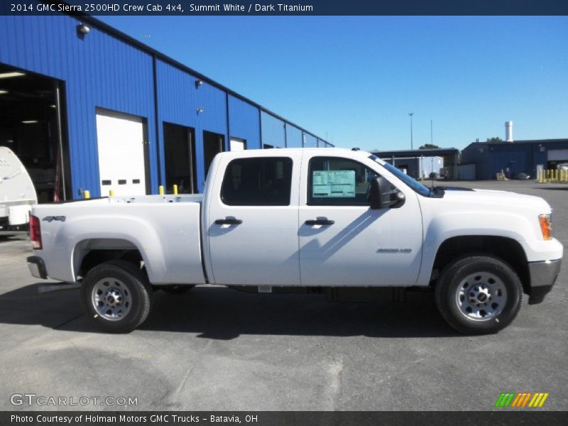 Summit White / Dark Titanium 2014 GMC Sierra 2500HD Crew Cab 4x4