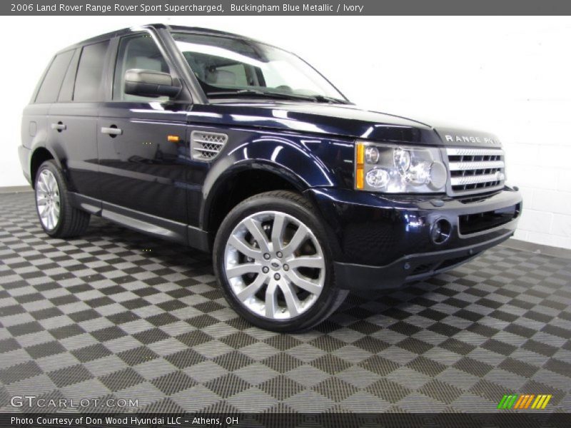 Buckingham Blue Metallic / Ivory 2006 Land Rover Range Rover Sport Supercharged