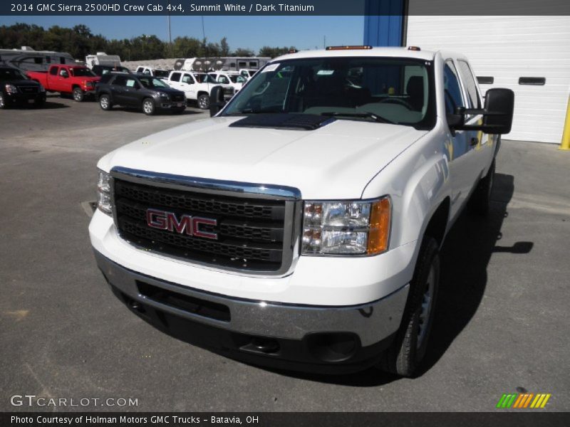 Summit White / Dark Titanium 2014 GMC Sierra 2500HD Crew Cab 4x4