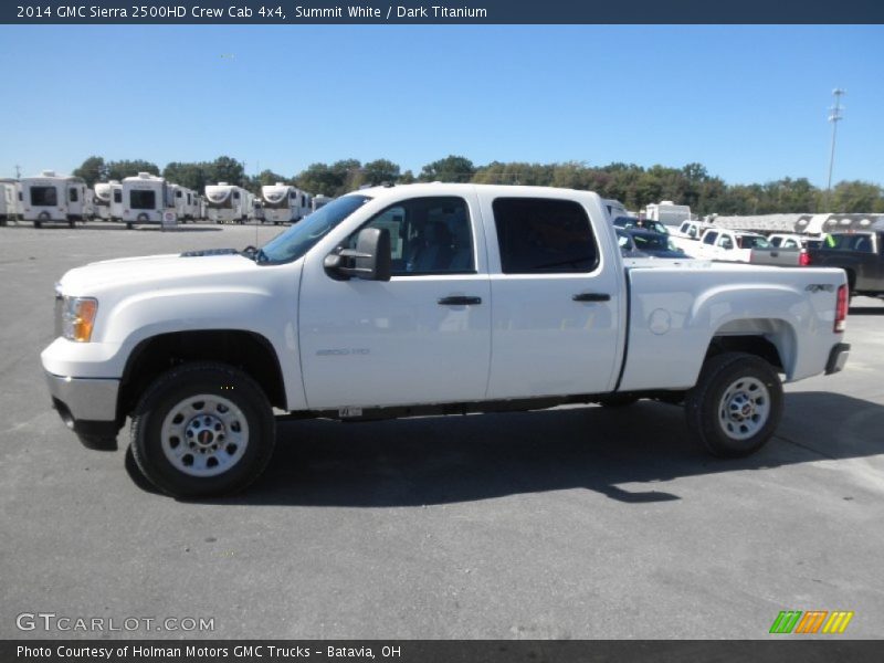 Summit White / Dark Titanium 2014 GMC Sierra 2500HD Crew Cab 4x4