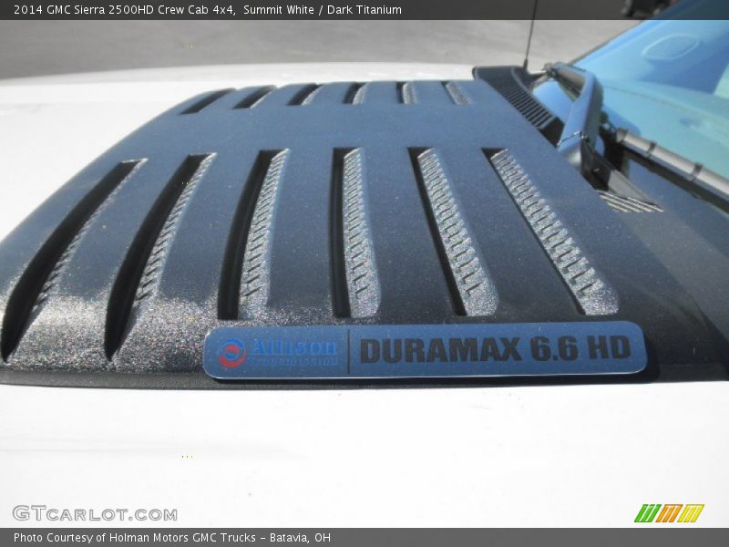 Summit White / Dark Titanium 2014 GMC Sierra 2500HD Crew Cab 4x4