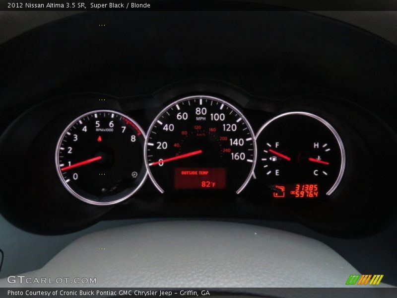 Super Black / Blonde 2012 Nissan Altima 3.5 SR