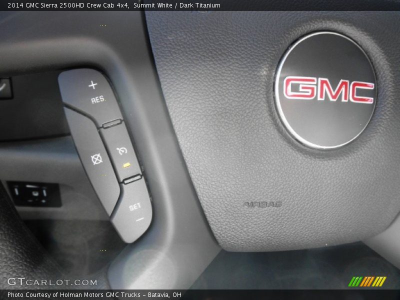 Summit White / Dark Titanium 2014 GMC Sierra 2500HD Crew Cab 4x4