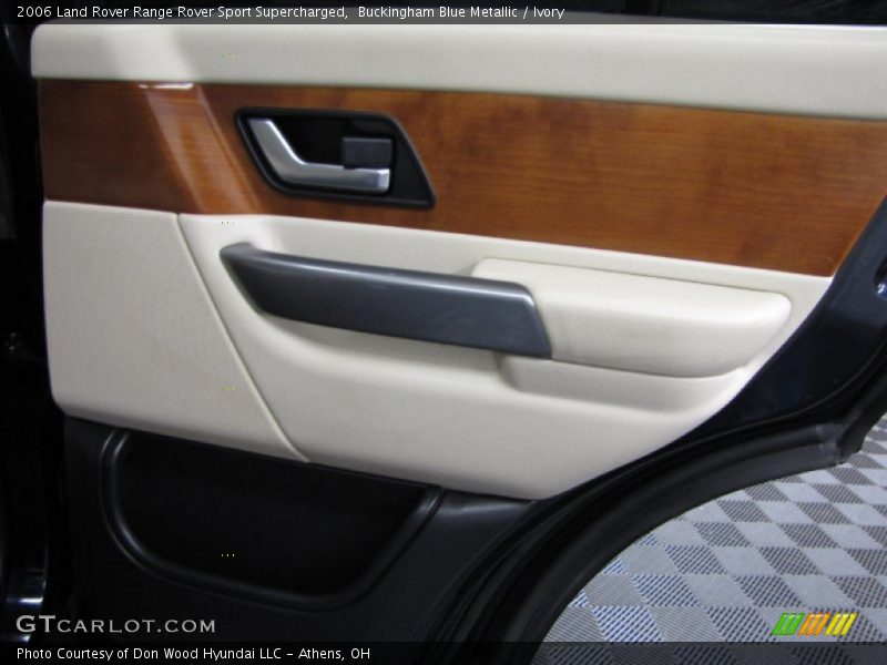 Buckingham Blue Metallic / Ivory 2006 Land Rover Range Rover Sport Supercharged