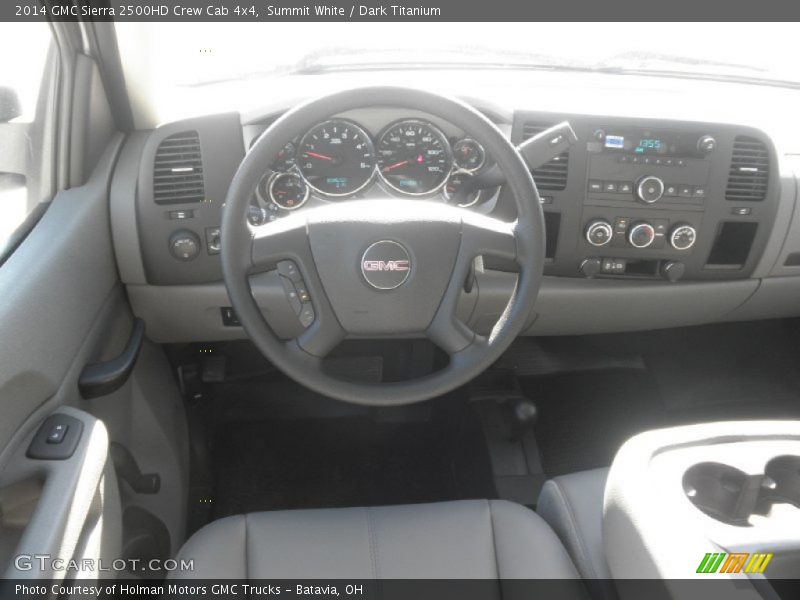 Summit White / Dark Titanium 2014 GMC Sierra 2500HD Crew Cab 4x4