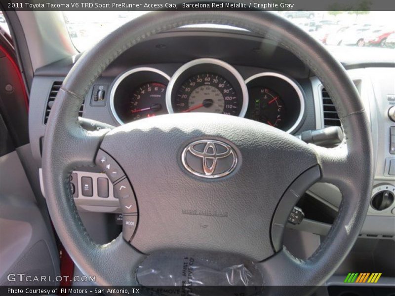 Barcelona Red Metallic / Graphite Gray 2011 Toyota Tacoma V6 TRD Sport PreRunner Access Cab