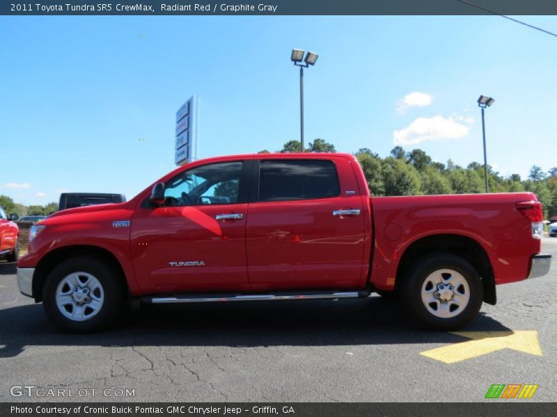 Radiant Red / Graphite Gray 2011 Toyota Tundra SR5 CrewMax
