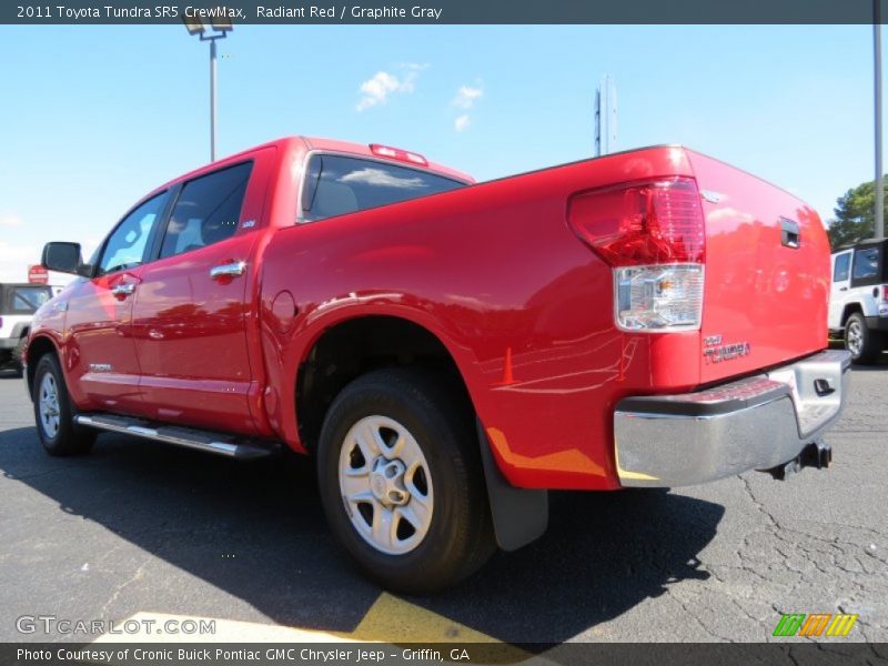 Radiant Red / Graphite Gray 2011 Toyota Tundra SR5 CrewMax