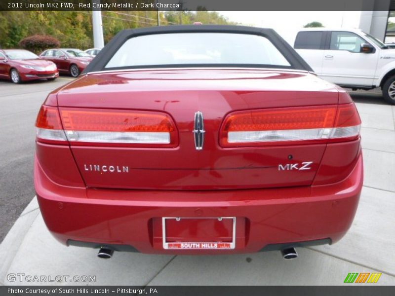 Red Candy Metallic / Dark Charcoal 2012 Lincoln MKZ FWD
