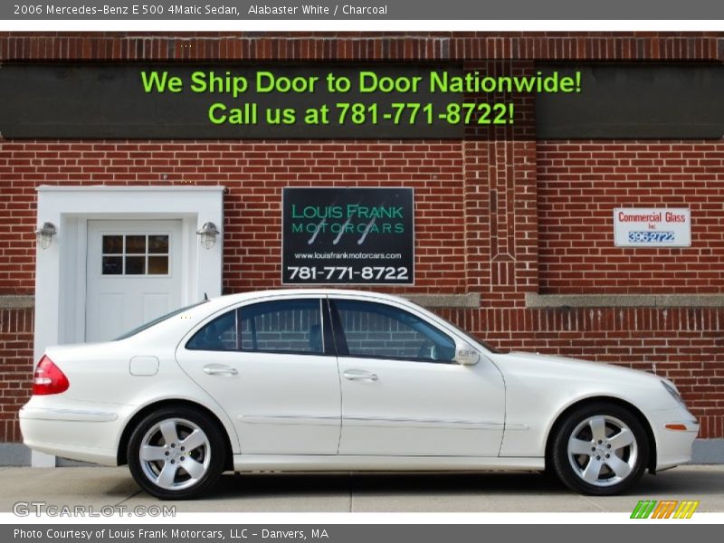 Alabaster White / Charcoal 2006 Mercedes-Benz E 500 4Matic Sedan