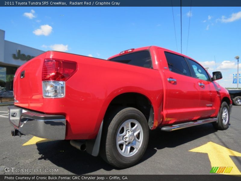 Radiant Red / Graphite Gray 2011 Toyota Tundra SR5 CrewMax