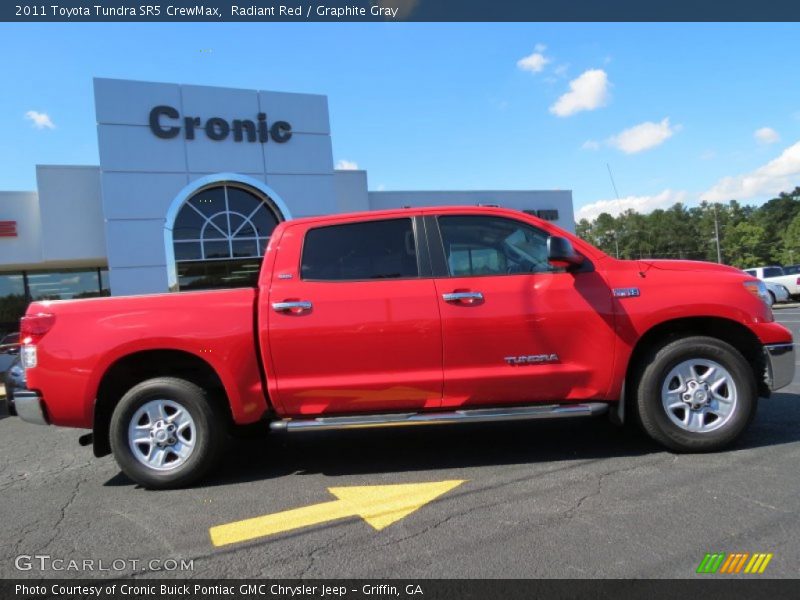 Radiant Red / Graphite Gray 2011 Toyota Tundra SR5 CrewMax