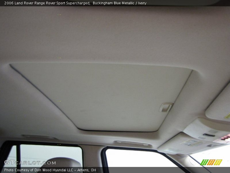 Buckingham Blue Metallic / Ivory 2006 Land Rover Range Rover Sport Supercharged