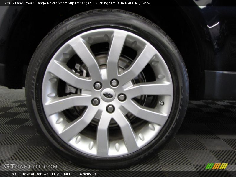 Buckingham Blue Metallic / Ivory 2006 Land Rover Range Rover Sport Supercharged