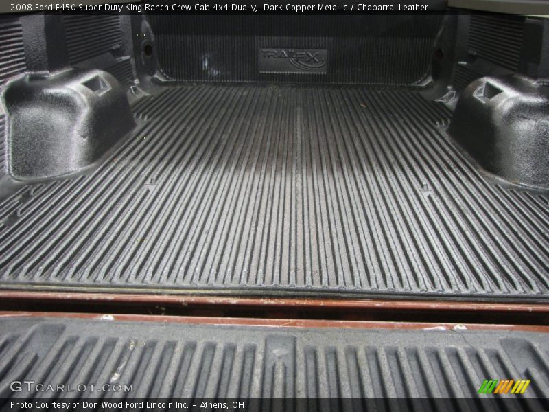 Dark Copper Metallic / Chaparral Leather 2008 Ford F450 Super Duty King Ranch Crew Cab 4x4 Dually