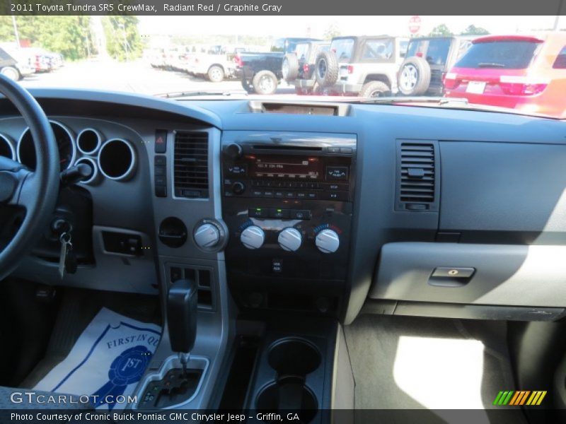Radiant Red / Graphite Gray 2011 Toyota Tundra SR5 CrewMax