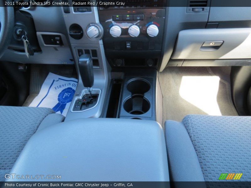 Radiant Red / Graphite Gray 2011 Toyota Tundra SR5 CrewMax