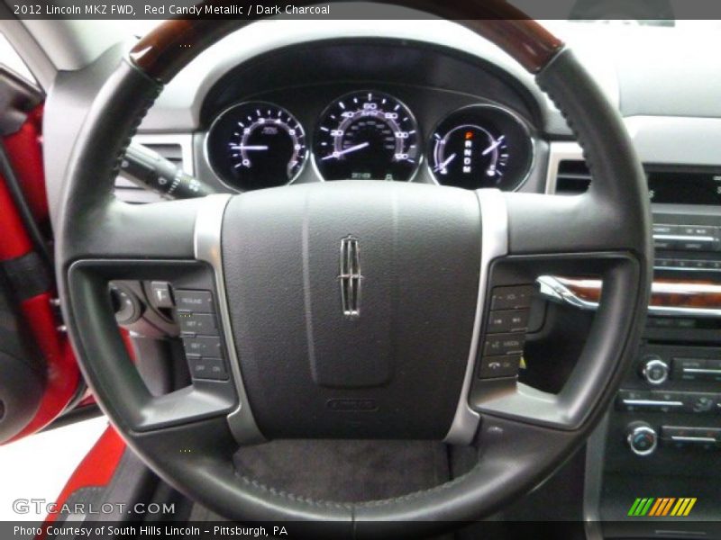 Red Candy Metallic / Dark Charcoal 2012 Lincoln MKZ FWD