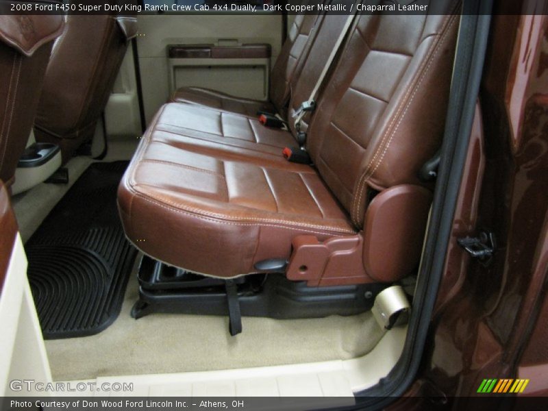 Dark Copper Metallic / Chaparral Leather 2008 Ford F450 Super Duty King Ranch Crew Cab 4x4 Dually