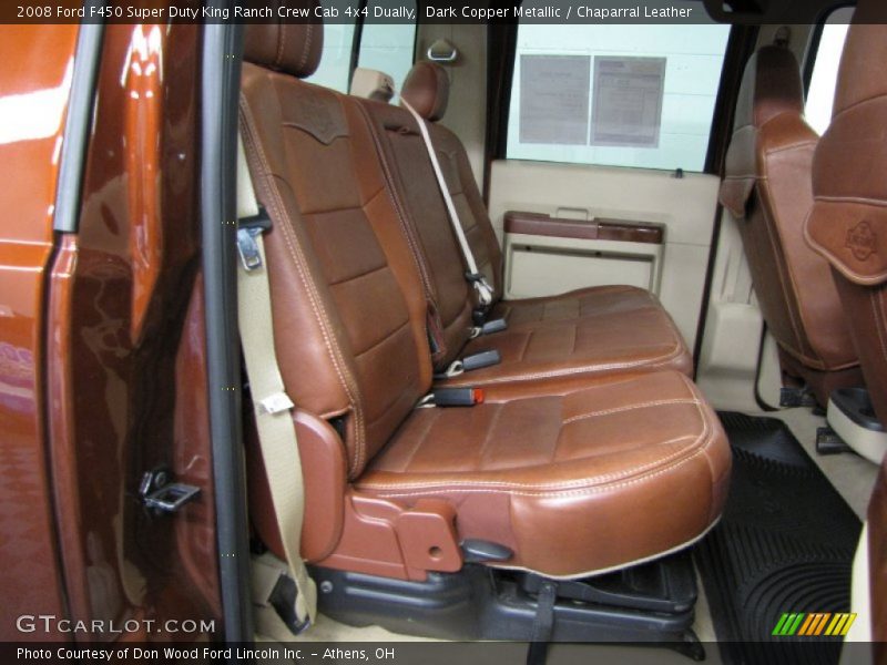 Dark Copper Metallic / Chaparral Leather 2008 Ford F450 Super Duty King Ranch Crew Cab 4x4 Dually