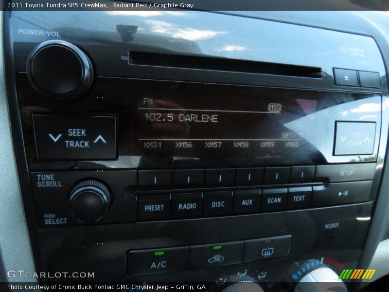 Radiant Red / Graphite Gray 2011 Toyota Tundra SR5 CrewMax