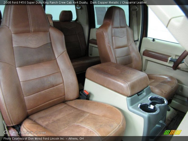 Dark Copper Metallic / Chaparral Leather 2008 Ford F450 Super Duty King Ranch Crew Cab 4x4 Dually