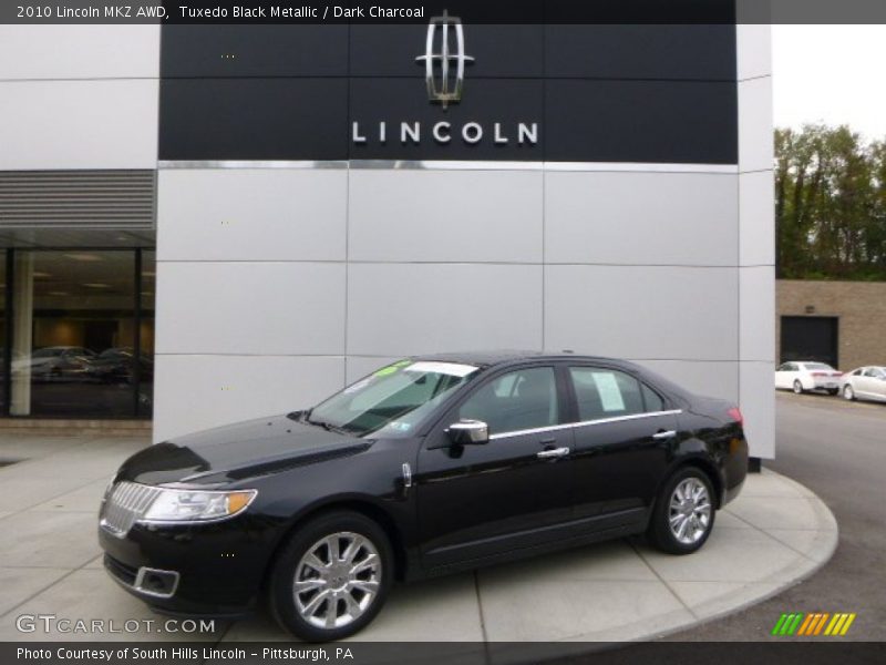 Tuxedo Black Metallic / Dark Charcoal 2010 Lincoln MKZ AWD