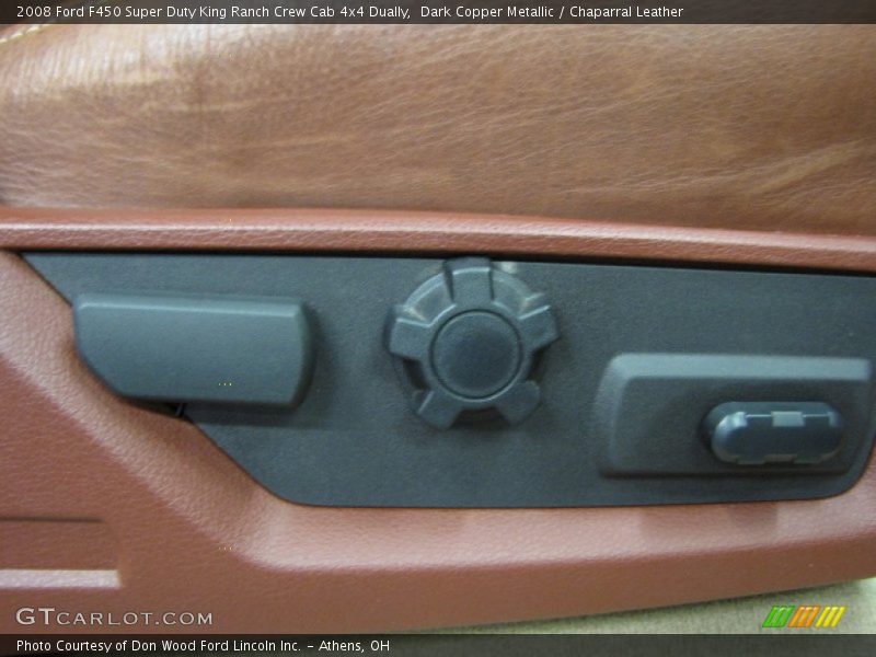 Dark Copper Metallic / Chaparral Leather 2008 Ford F450 Super Duty King Ranch Crew Cab 4x4 Dually