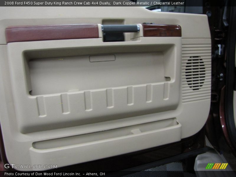 Dark Copper Metallic / Chaparral Leather 2008 Ford F450 Super Duty King Ranch Crew Cab 4x4 Dually