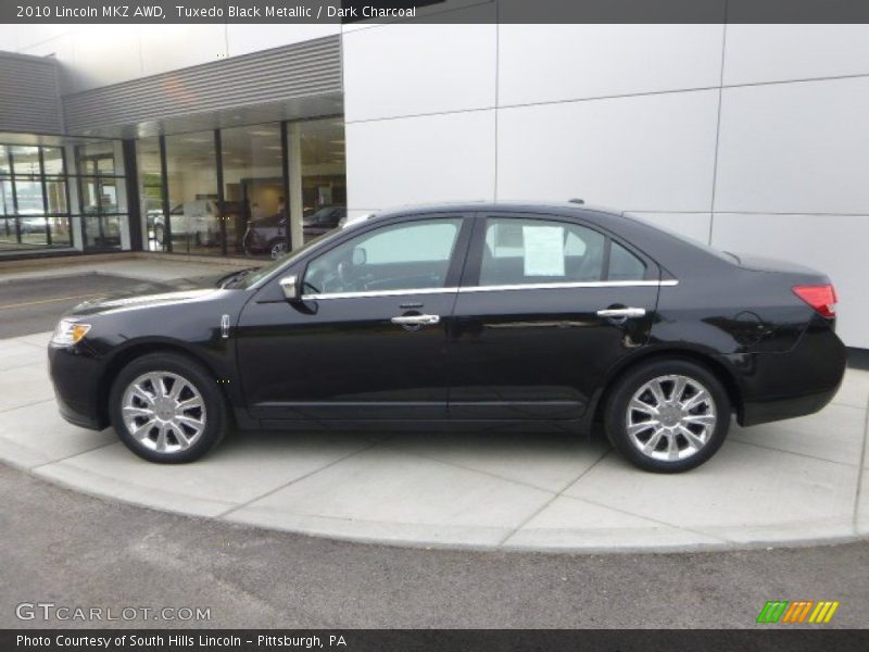 Tuxedo Black Metallic / Dark Charcoal 2010 Lincoln MKZ AWD