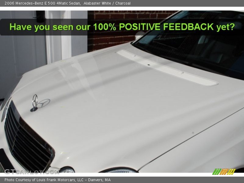 Alabaster White / Charcoal 2006 Mercedes-Benz E 500 4Matic Sedan