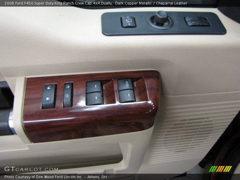 Dark Copper Metallic / Chaparral Leather 2008 Ford F450 Super Duty King Ranch Crew Cab 4x4 Dually