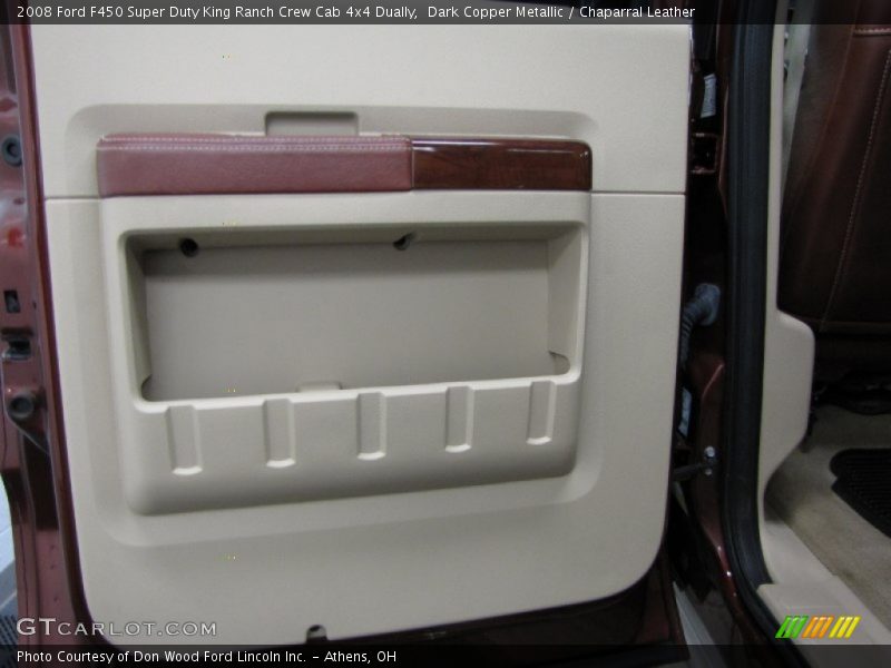 Dark Copper Metallic / Chaparral Leather 2008 Ford F450 Super Duty King Ranch Crew Cab 4x4 Dually