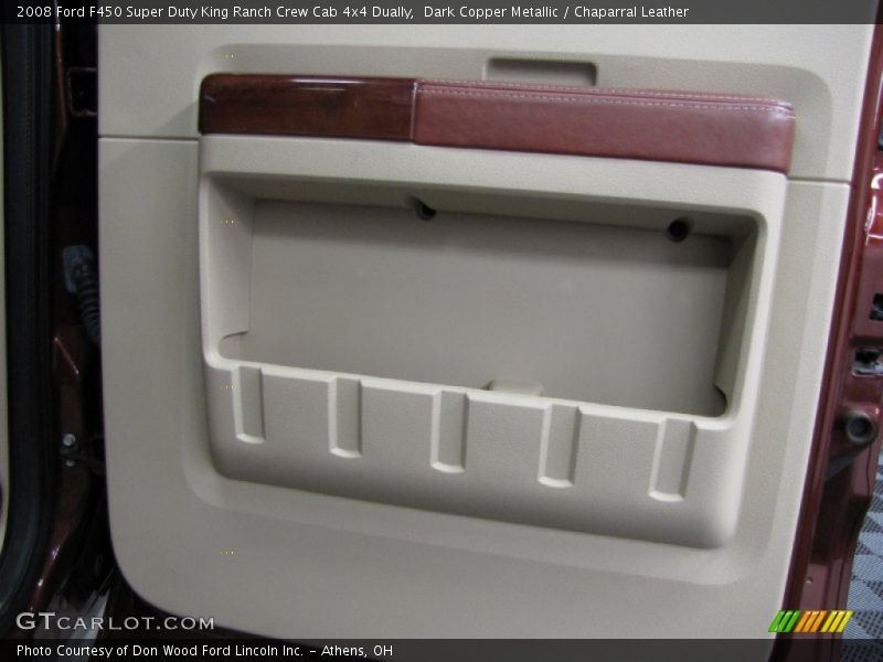 Dark Copper Metallic / Chaparral Leather 2008 Ford F450 Super Duty King Ranch Crew Cab 4x4 Dually