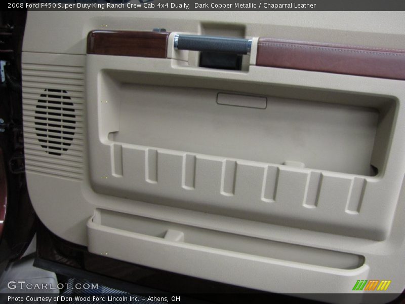 Dark Copper Metallic / Chaparral Leather 2008 Ford F450 Super Duty King Ranch Crew Cab 4x4 Dually