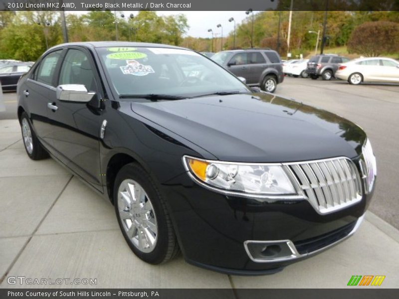 Tuxedo Black Metallic / Dark Charcoal 2010 Lincoln MKZ AWD