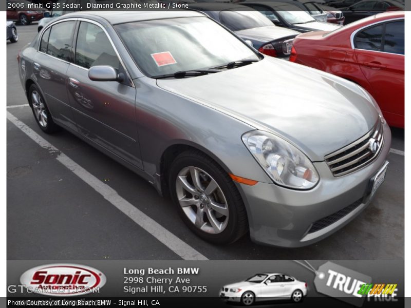Diamond Graphite Metallic / Stone 2006 Infiniti G 35 Sedan