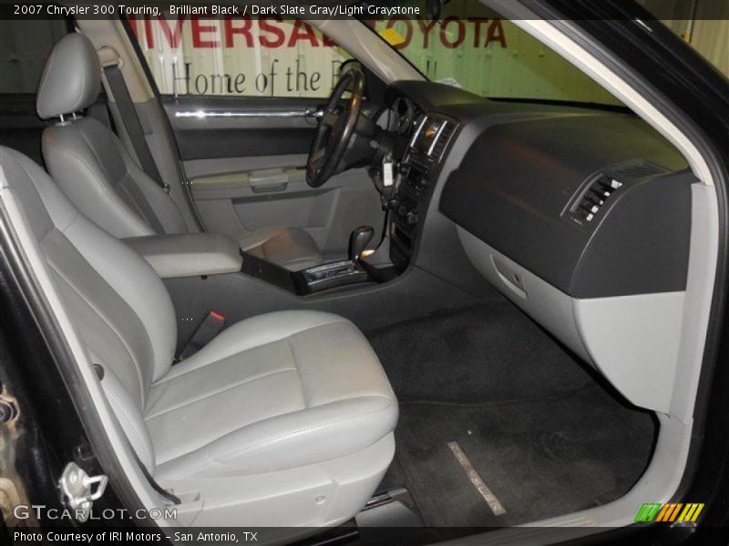 Brilliant Black / Dark Slate Gray/Light Graystone 2007 Chrysler 300 Touring