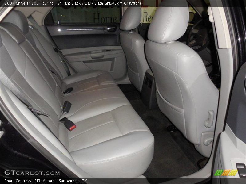 Brilliant Black / Dark Slate Gray/Light Graystone 2007 Chrysler 300 Touring