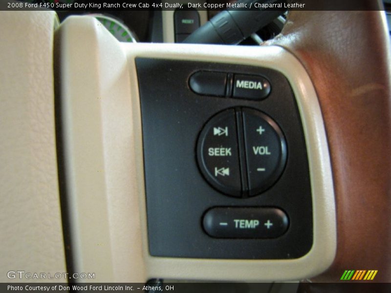 Dark Copper Metallic / Chaparral Leather 2008 Ford F450 Super Duty King Ranch Crew Cab 4x4 Dually
