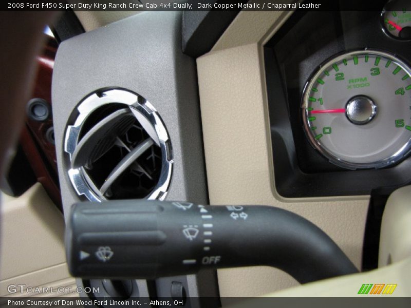 Dark Copper Metallic / Chaparral Leather 2008 Ford F450 Super Duty King Ranch Crew Cab 4x4 Dually
