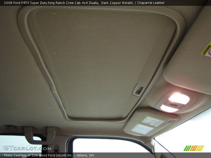Dark Copper Metallic / Chaparral Leather 2008 Ford F450 Super Duty King Ranch Crew Cab 4x4 Dually