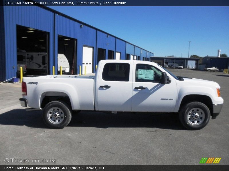 Summit White / Dark Titanium 2014 GMC Sierra 2500HD Crew Cab 4x4