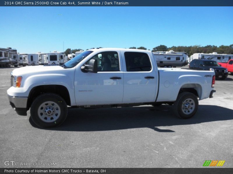 Summit White / Dark Titanium 2014 GMC Sierra 2500HD Crew Cab 4x4