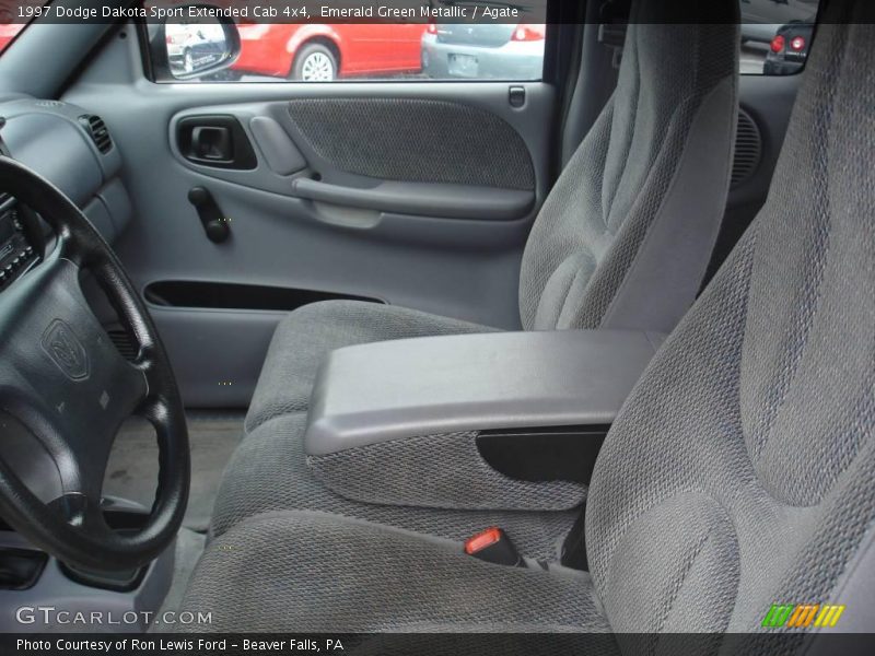 Emerald Green Metallic / Agate 1997 Dodge Dakota Sport Extended Cab 4x4