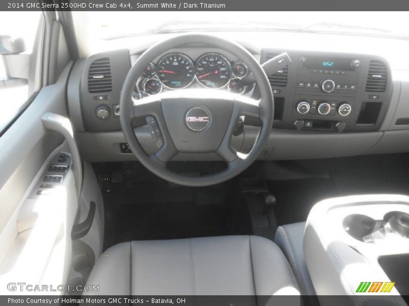 Summit White / Dark Titanium 2014 GMC Sierra 2500HD Crew Cab 4x4