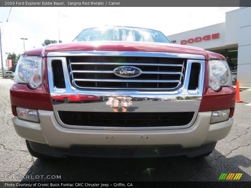 Sangria Red Metallic / Camel 2009 Ford Explorer Eddie Bauer